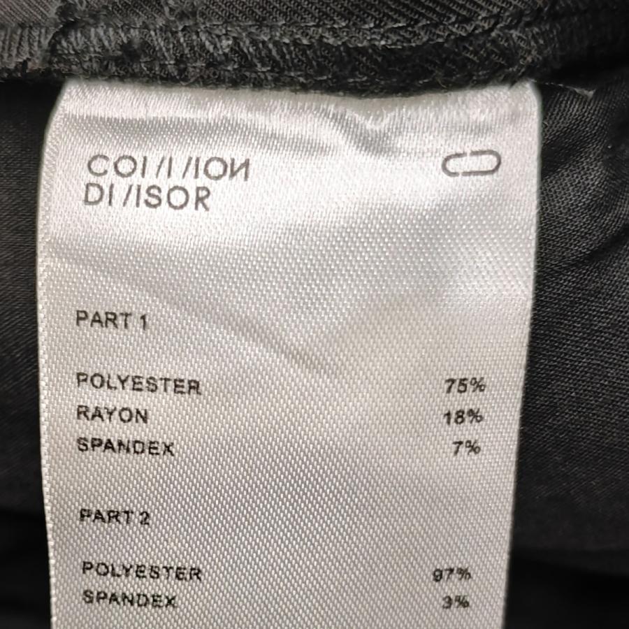 コモンディヴァイザー COMMON DIVISOR 変形ワイドパンツ ブラック