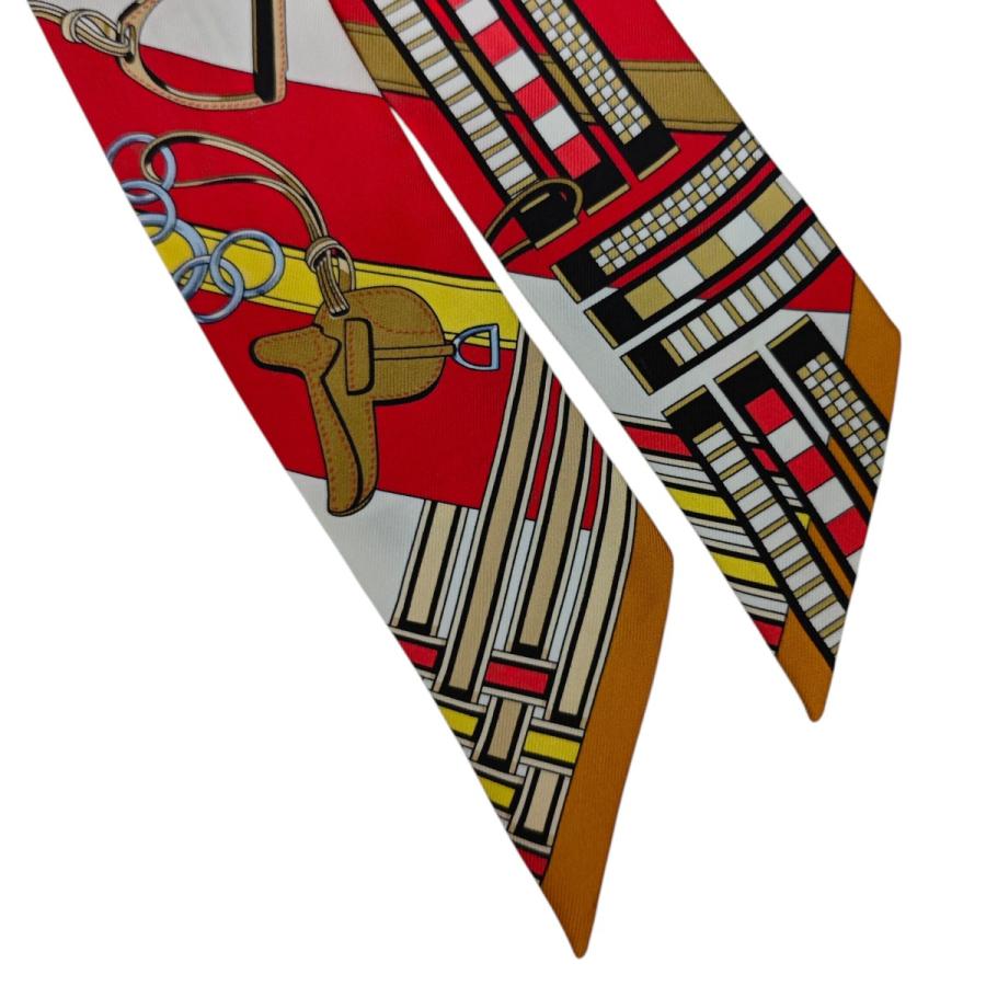 HERMES（エルメス） ツイリー シルクスカーフ Brides et Gris-Gris