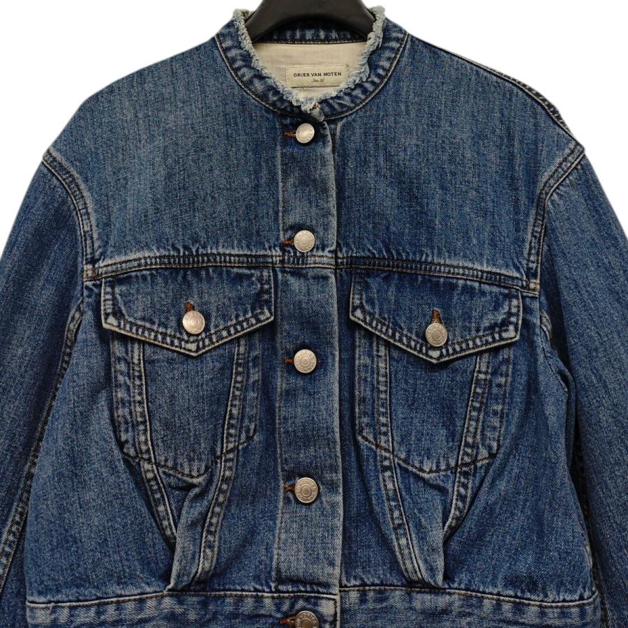 新品未使用 ドリスヴァンノッテン VESTO デニムジャケット タグ付き xs 中古・古着通販】DRIES VAN NOTEN (ドリスヴァンノッテン) デニム