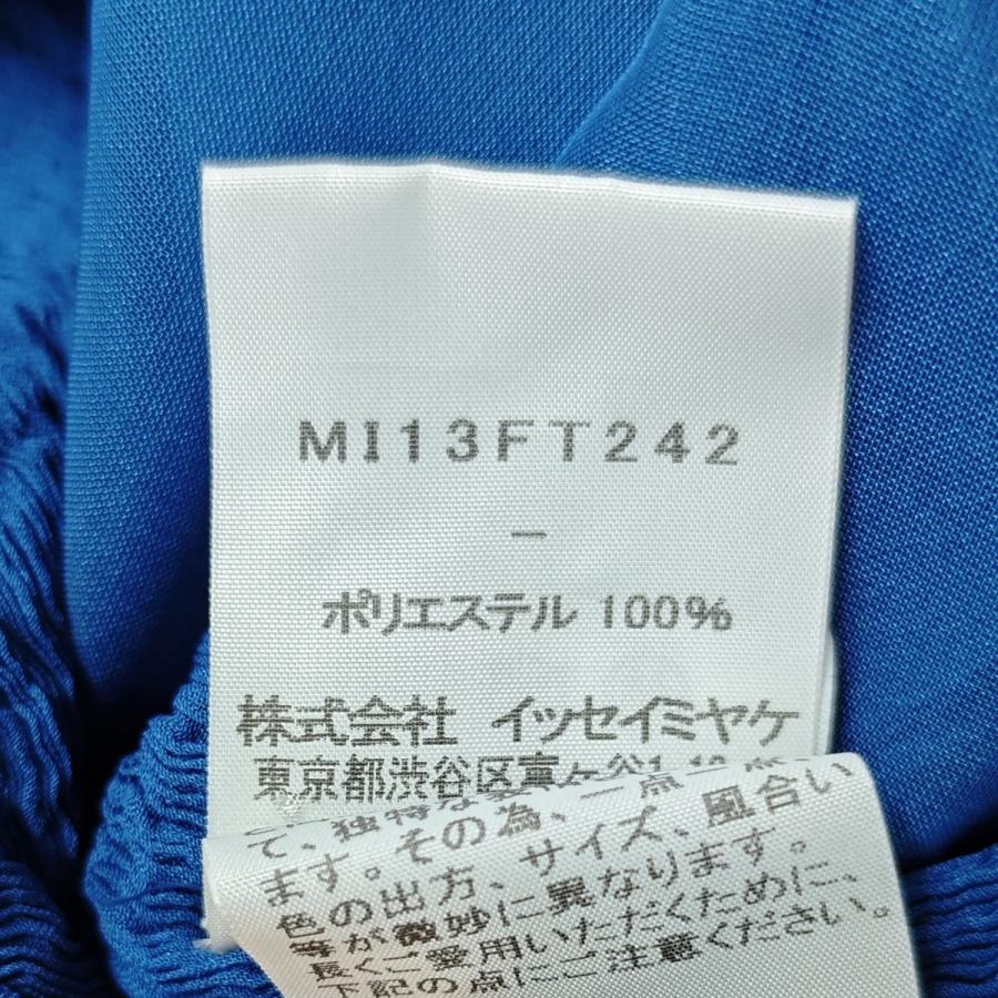 MeISSEYMIYAKE ミーイッセイミヤケ トップス 表記なし ブルー レディース me ISSEY MIYAKE ミーイッセイミヤケ 2021AW シースルークレープ