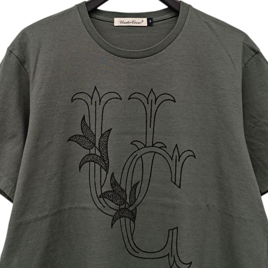 UNDERCOVER（アンダーカバー） プリントTシャツ オリーブ サイズ：3
