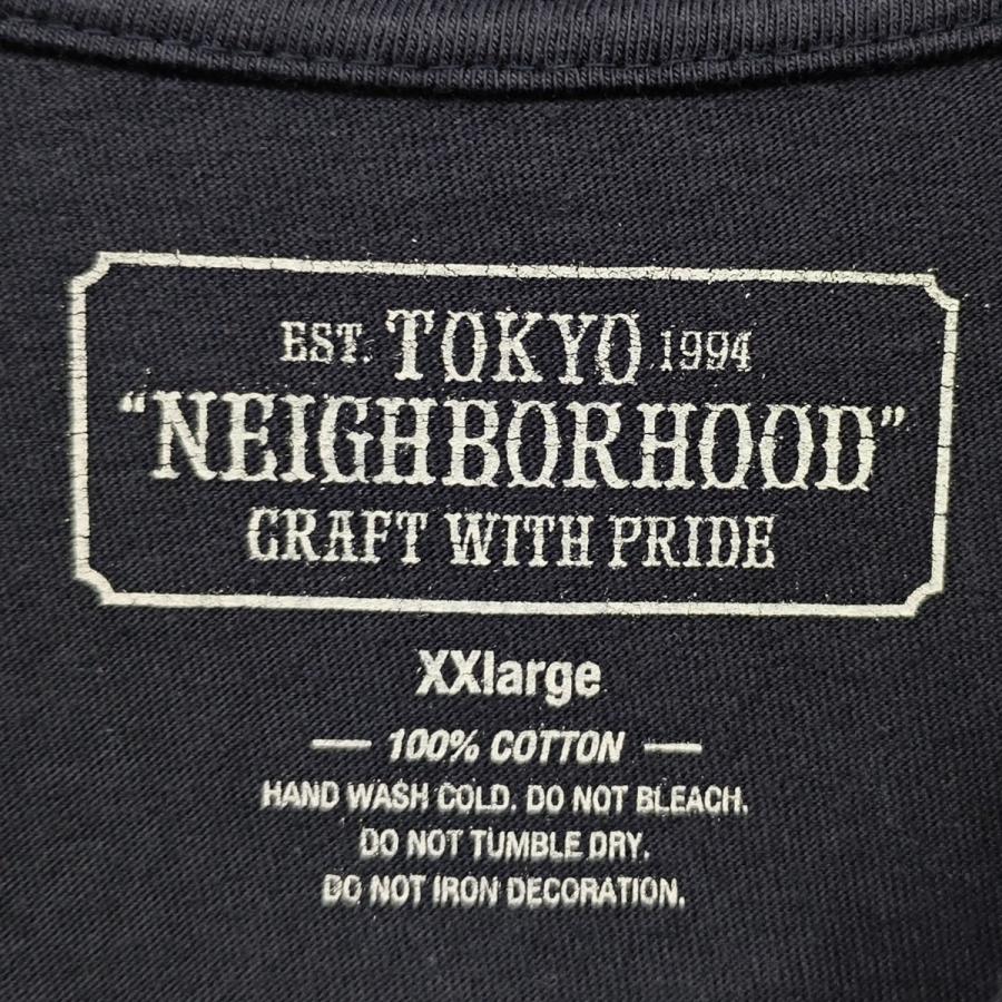 NEIGHBORHOOD（ネイバーフッド） スカルプリントTシャツ ネイビー