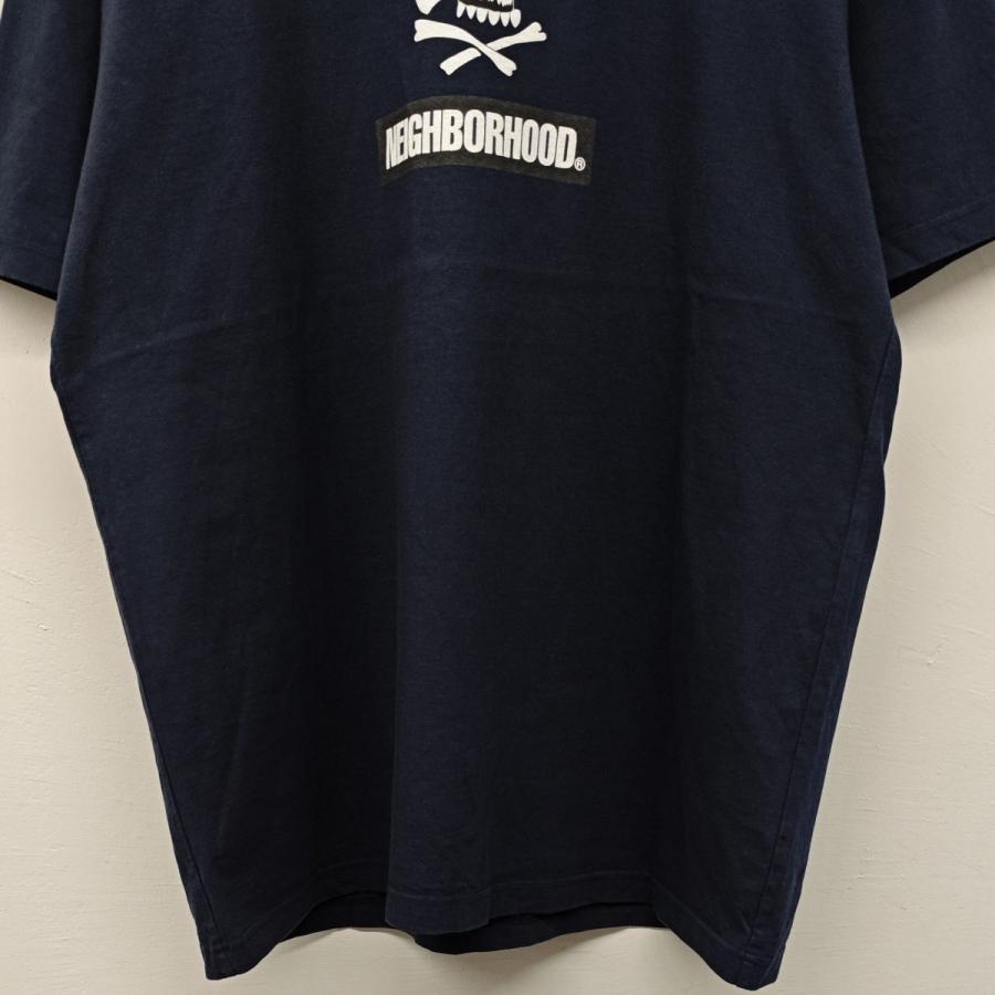 出品最終日 SAINT NBHD スカルプリント Tシャツ XL ネイビー NEIGHBORHOOD（ネイバーフッド） スカルプリントTシャツ ネイビー