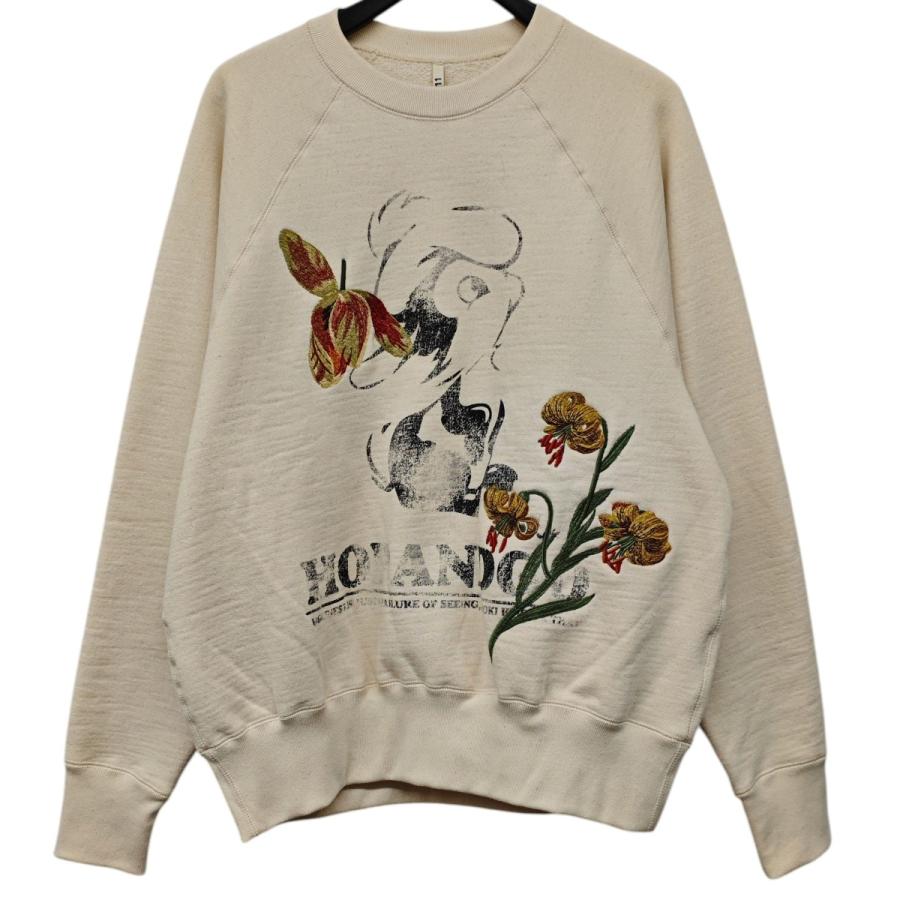 KHOKI 2024AW Vintage finished sweatshirt 24fw-t-04 ベージュ サイズ 