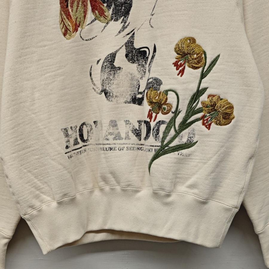 KHOKI 2024AW Vintage finished sweatshirt 24fw-t-04 ベージュ サイズ 