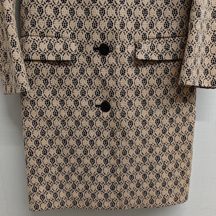 Sally Scott（サリースコット） ジャガードコート ベージュ サイズ