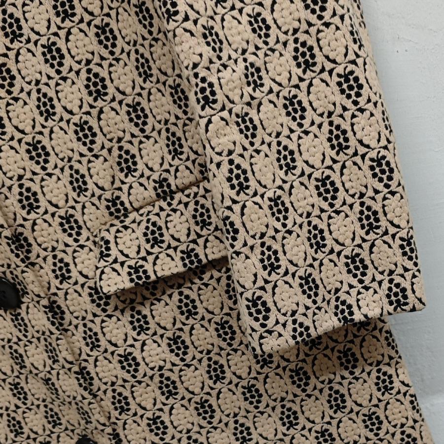 Sally Scott（サリースコット） ジャガードコート ベージュ サイズ