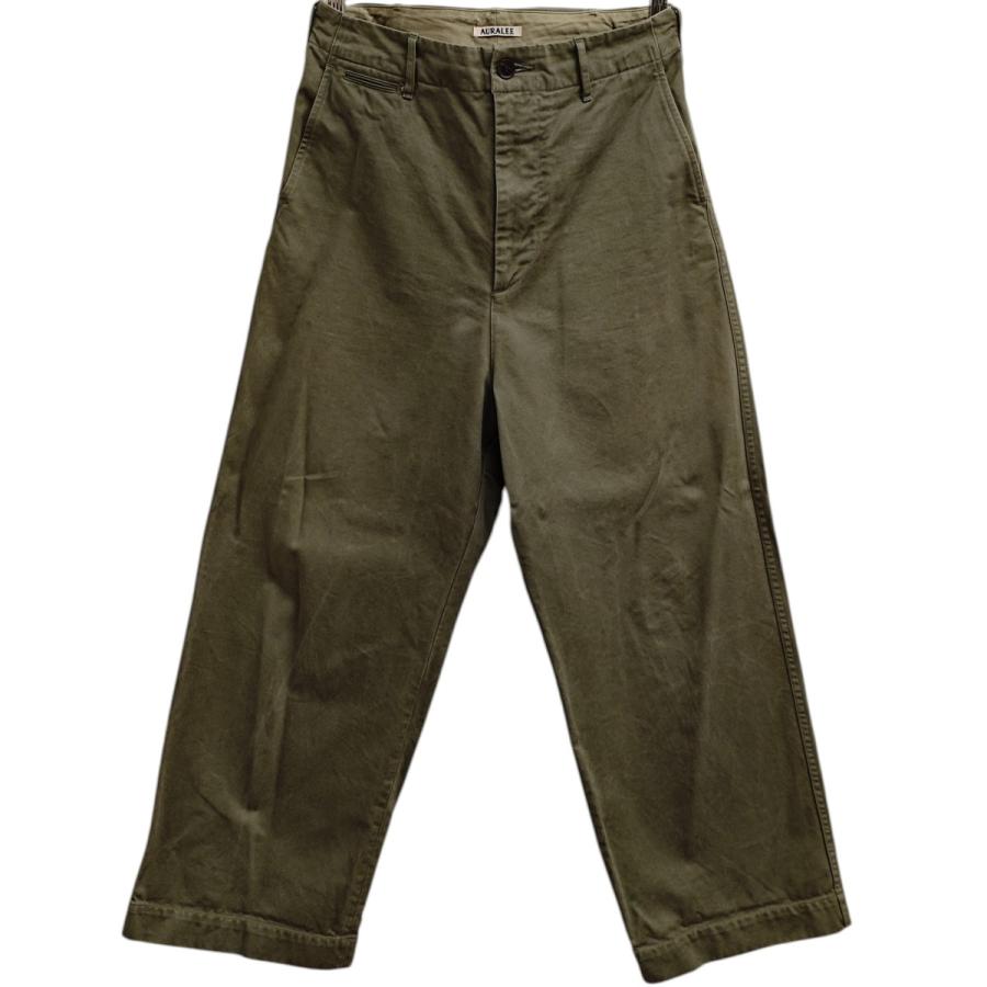 AURALEE（オーラリー） AURALEE WASHED FINX CHINO WIDE PANTS パンツ