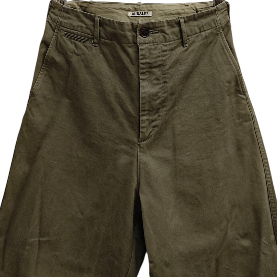 AURALEE（オーラリー） AURALEE WASHED FINX CHINO WIDE PANTS パンツ