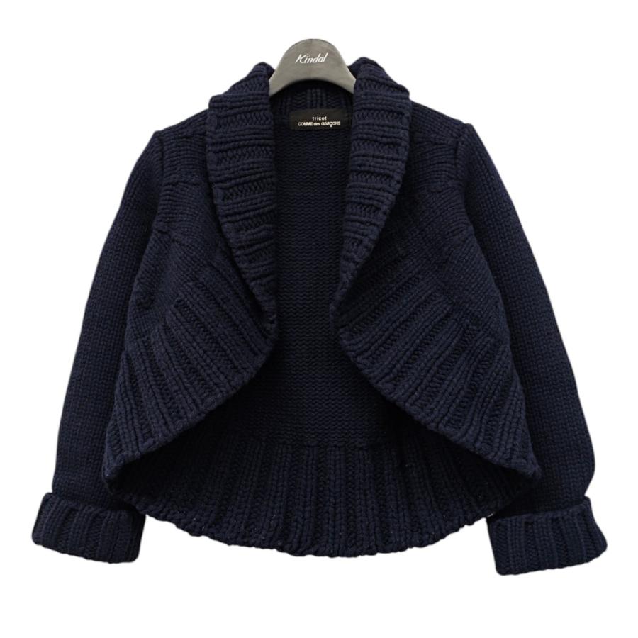 美品 tricot COMME des GARCONS カーディガンAD2013 tricot COMME des GARCONS トリココムデギャルソン カーディガン 厚手