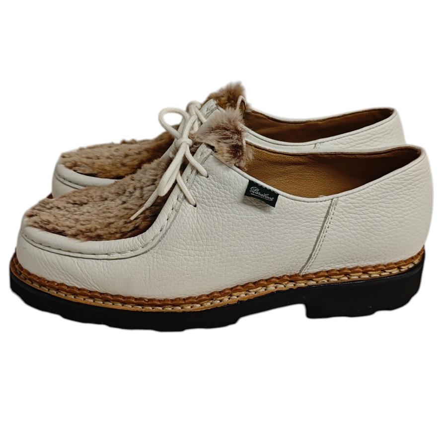 パラブーツ ミカエル ホワイト　Beauty&Youth別注 サイズ41.5 Paraboot（パラブーツ） パラブーツ×ユナイテッドアローズ PARABOOT