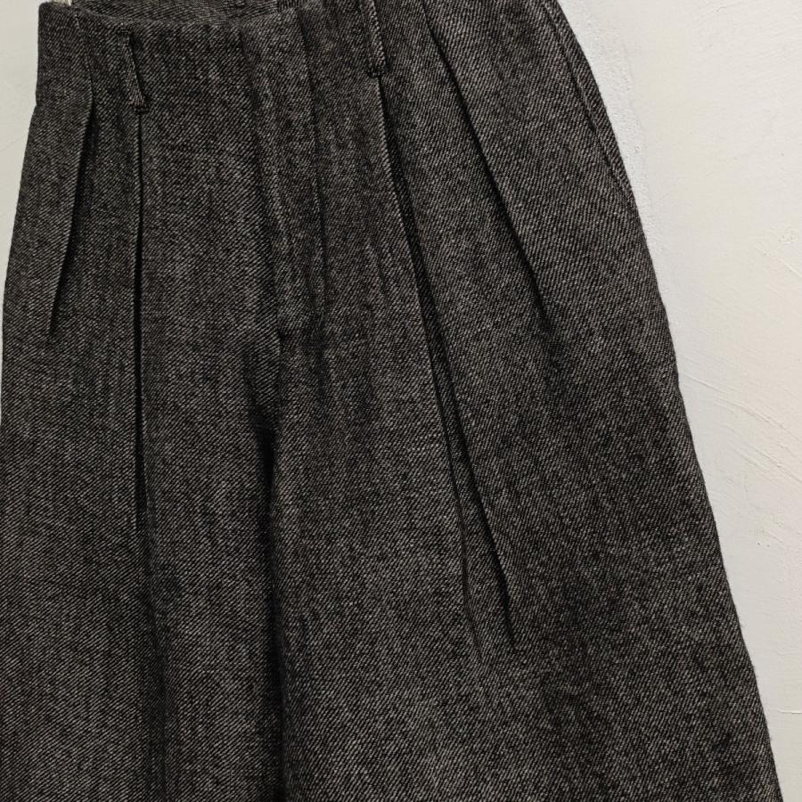 LIDnM（リドム） LIDnM 2025AW Wool Linen Baggy Slacks バギー