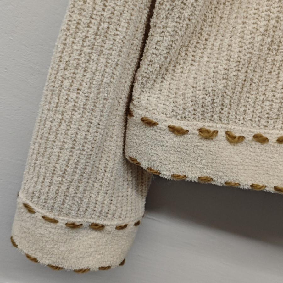 PHINGERIN（フィンガリン） ニットカーディガン PG1 KNIT ベージュ