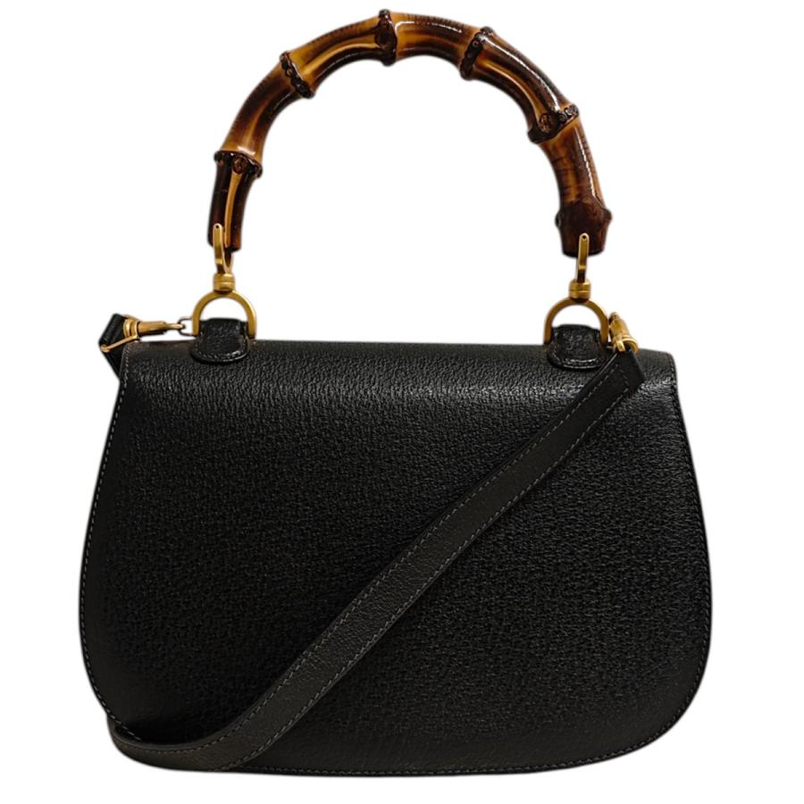 グッチ GUCCI 2WAY バンブーショルダーバッグ 0633 ブラック_1