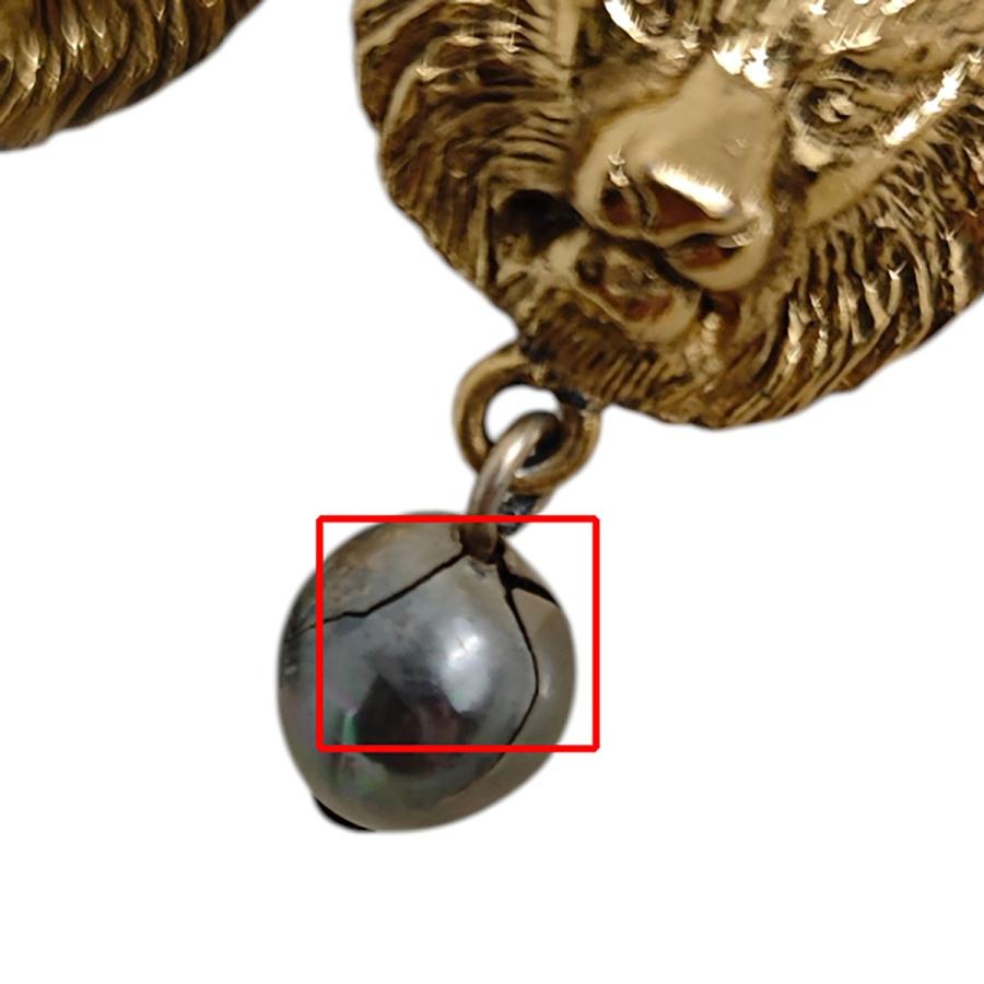 CHANEL（シャネル） ヴィンテージ ライオンイヤリング ゴールド 
