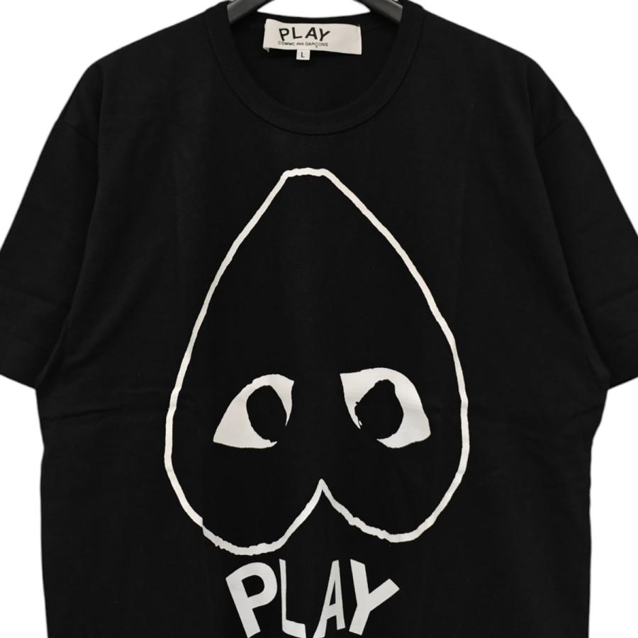 PLAY COMME des GARCONS 【値下げ】PLAY 逆さラインハート ロゴTシャツ