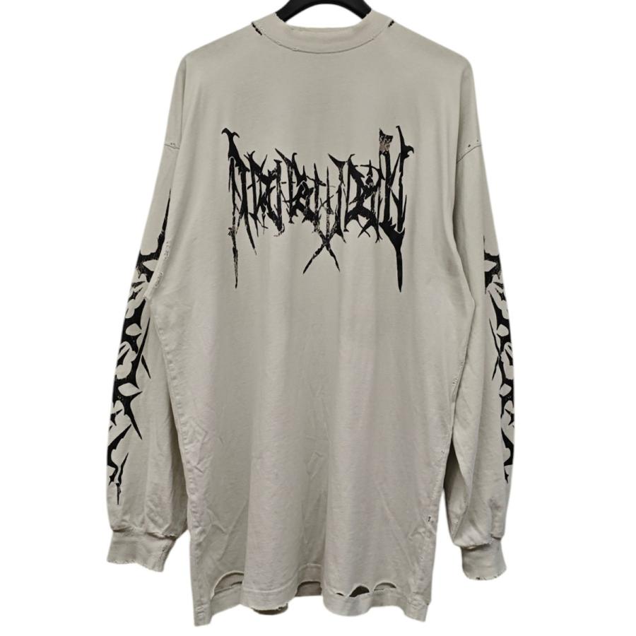 BALENCIAGA（バレンシアガ） メタルロゴ デストロイ加工 ロング