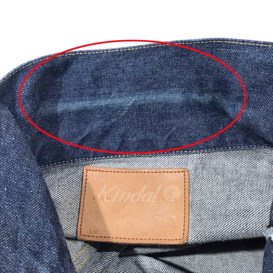 MANUAL ALPHABET manual alphabet デニムジャケット DENIM JKT MANUAL ALPHABET manual alphabet デニムジャケット DENIM JKT