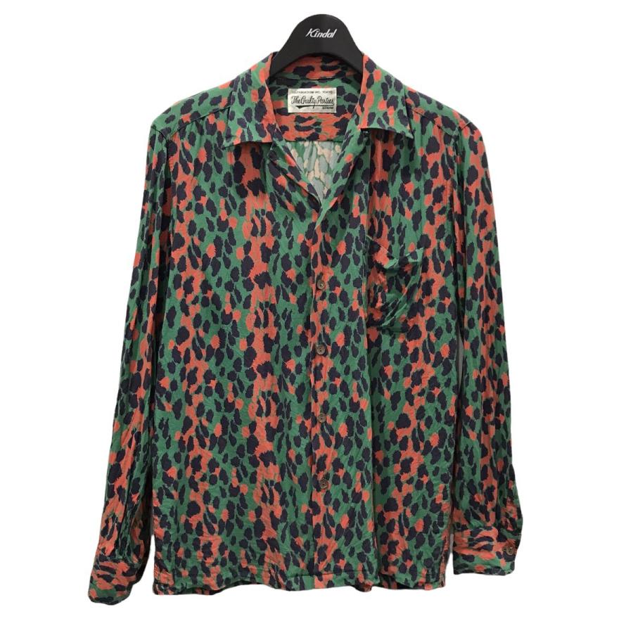 WACKO MARIA 【値下げ】WACKO 21SS レオパード柄オープンカラーシャツ 