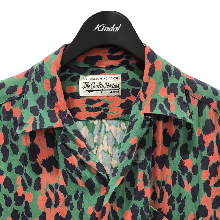 WACKO MARIA 【値下げ】WACKO 21SS レオパード柄オープンカラーシャツ 