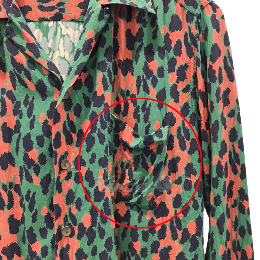 WACKO MARIA 【値下げ】WACKO 21SS レオパード柄オープンカラーシャツ 