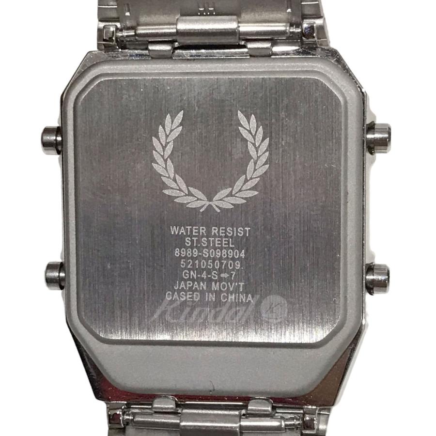 シチズン CITIZEN × FRED PERRY 腕時計 ANA-DIGI TEMP アナデジテンプ シルバー、文字盤：ブラック