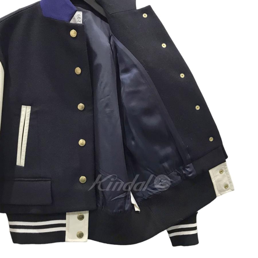 sacai サカイ 20AW ドッキングスタジャン ネイビー・オフ sacai サカイ 20AW ドッキングスタジャン ネイビー・オフ