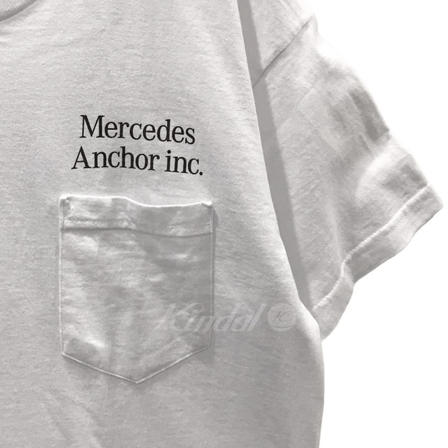 メルセデス アンカー インク MERCEDES ANCHOR INC ロゴプリントポケットTシャツ ホワイト サイズ：L