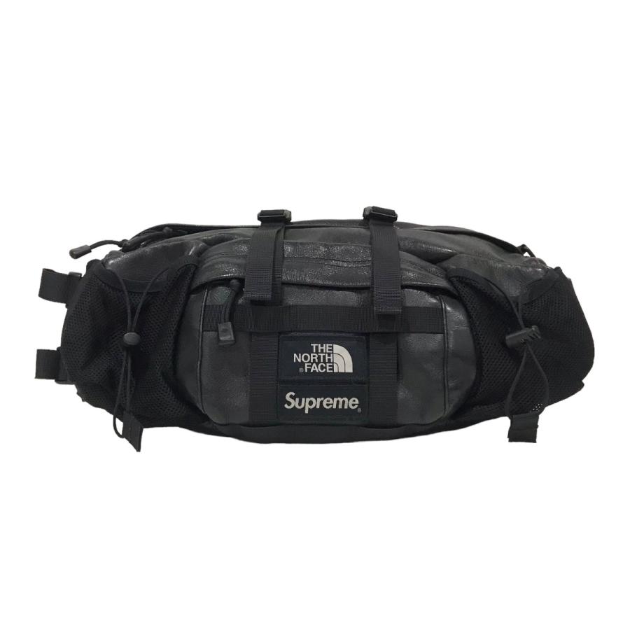 シュプリーム ザノースフェイス SUPREME ×THE NORTH FACE Leather Mountain Waist Bag レザー