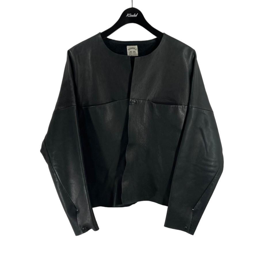 SUNSEA 【値下げ】SUNSEA Cut Off Biker Blouson レザー SUNSEA 【値下げ】SUNSEA Cut Off Biker Blouson レザー