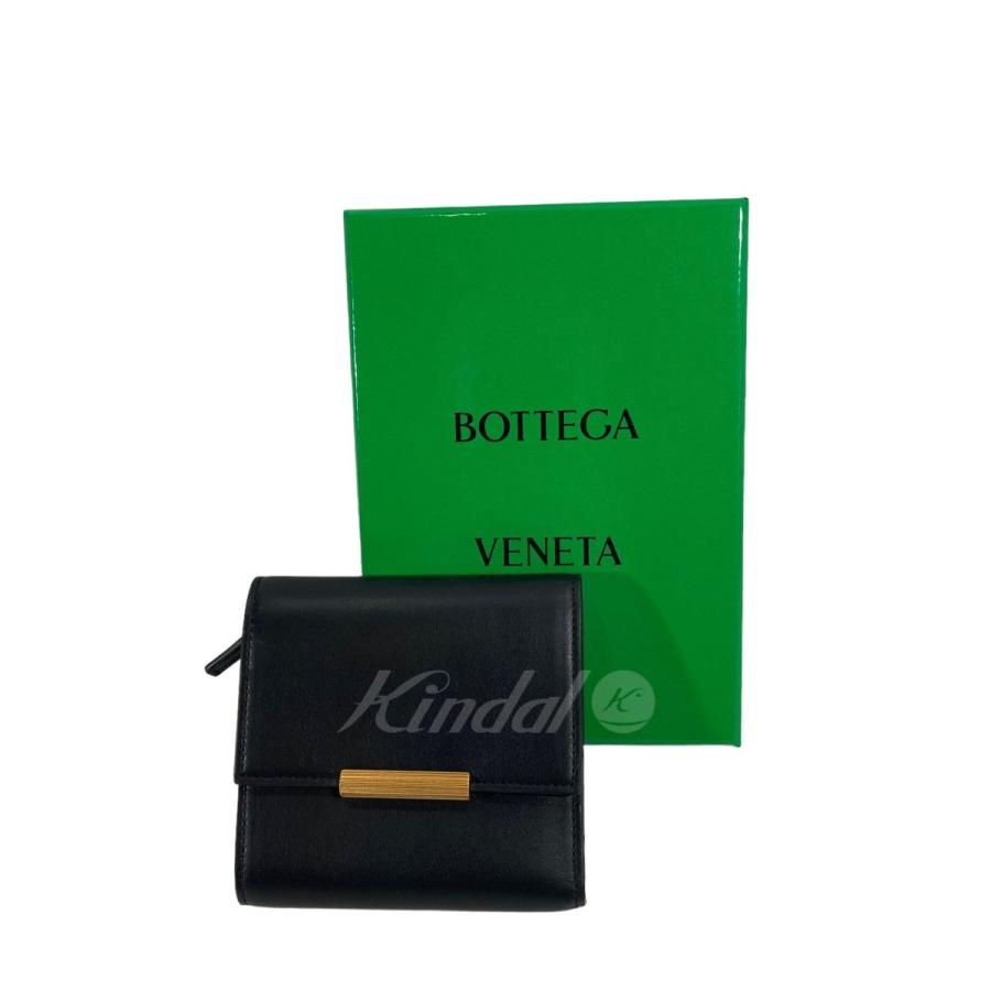 値下げ】BOTTEGA VENETA 三つ折り財布 ブラック サイズ：- (南船場店  