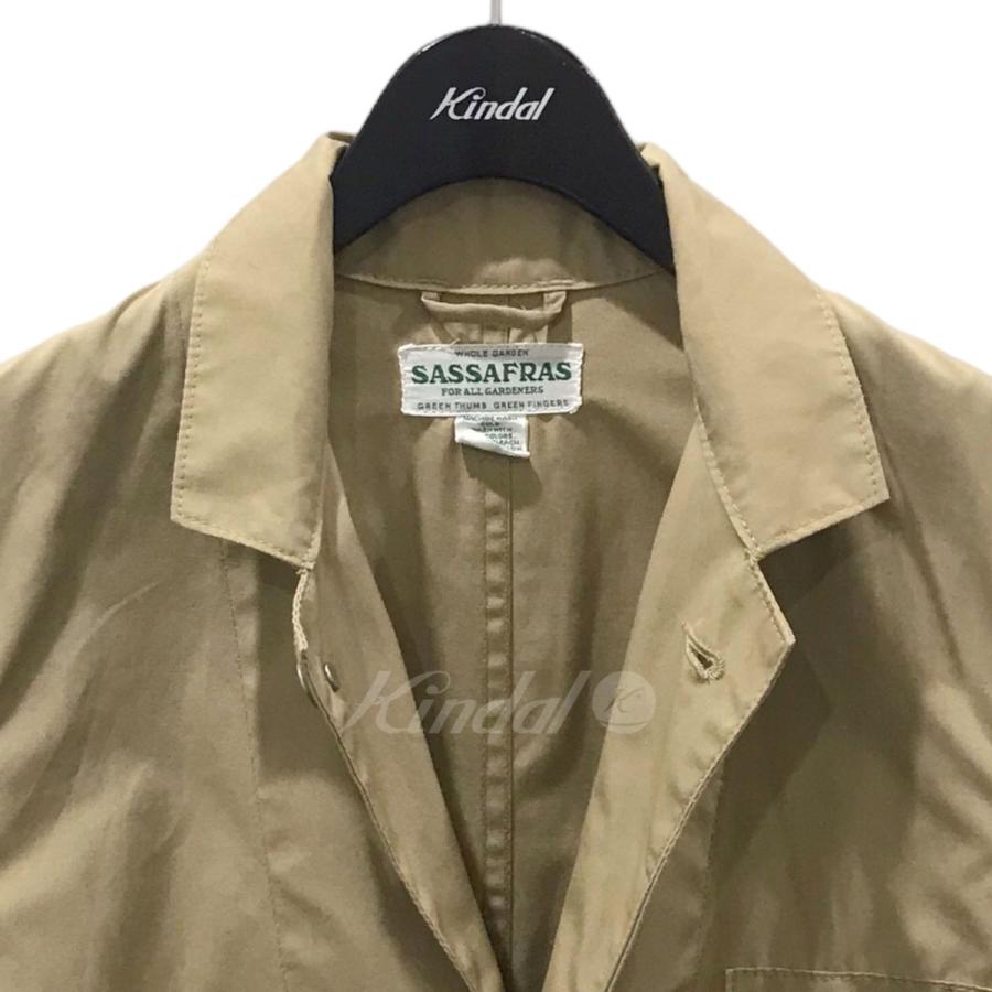 【値下げ】SASSAFRAS ホールリーフコート Whole Leaf Coat ベージュ サイズ：S (四ツ橋北堀江店)｜kindal｜03