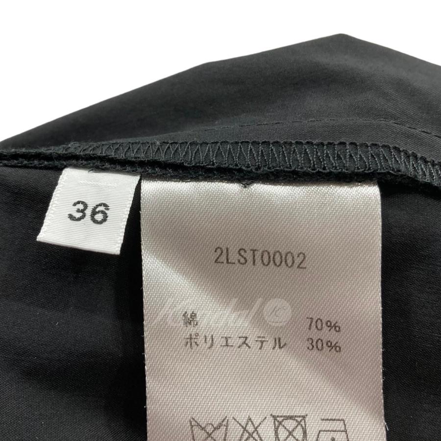 loin. 【値下げ】loin． 半袖ワンピース sleeve stitch dress ブラック 