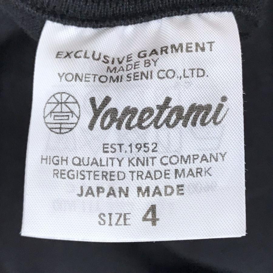 ヨネトミ YONETOMI ニューベーシックTシャツ NEW BASIC T-SHIRT 95-232-021 ブラック サイズ：4｜kindal｜06