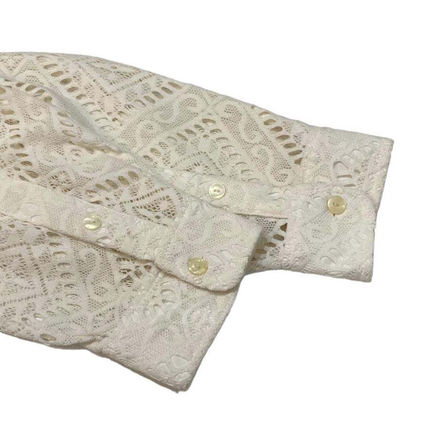 コーイ KOOI RASCHEL LACE SHIRT レースシャツ 22KO-SS20 ホワイト 