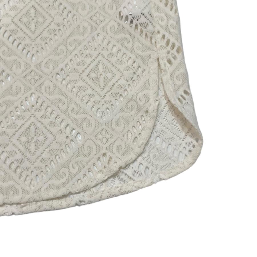 コーイ KOOI RASCHEL LACE SHIRT レースシャツ 22KO-SS20 ホワイト 