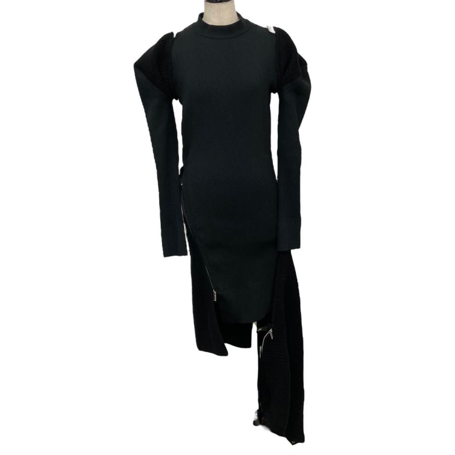 sacai 【値下げ】sacai アシメントリー ニットワンピース 23-06847  
