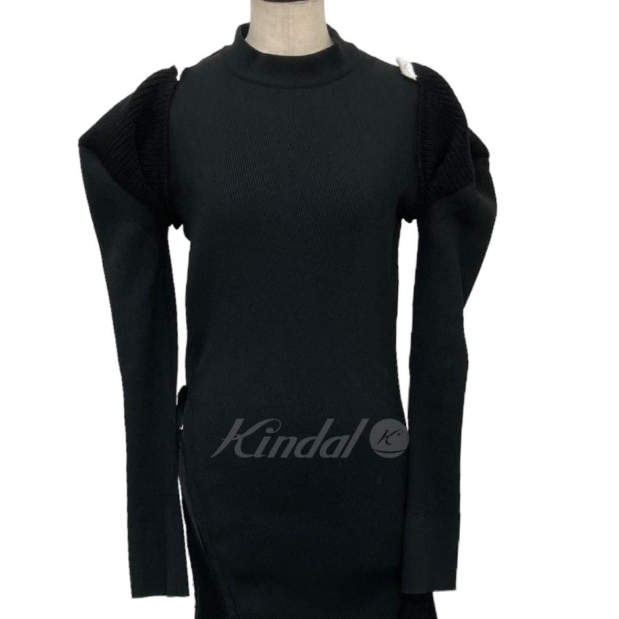 sacai 【値下げ】sacai アシメントリー ニットワンピース 23-06847  