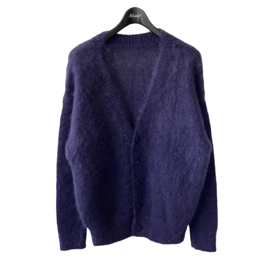 値下げ】UNIFORM EXPERIMENT MOHAIR KNIT CARDIGAN UE-222043 パープル 