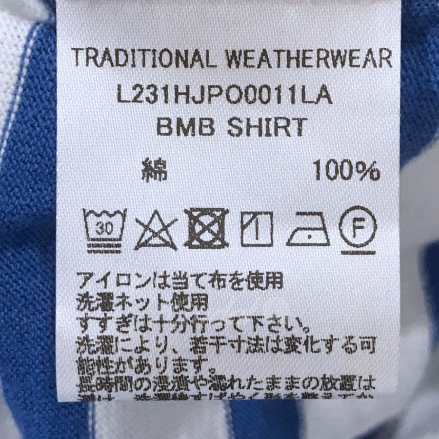 トラディショナル ウェザーウェア traditional weatherwear ラフィコンパクト天竺ボーダーBMBショート丈カットソー L231HJ｜kindal｜07