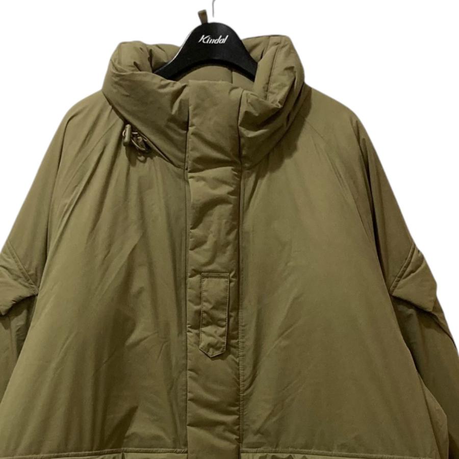 ハイク HYKE 中綿ロングコート 17353-1305 カーキ サイズ：XXL 