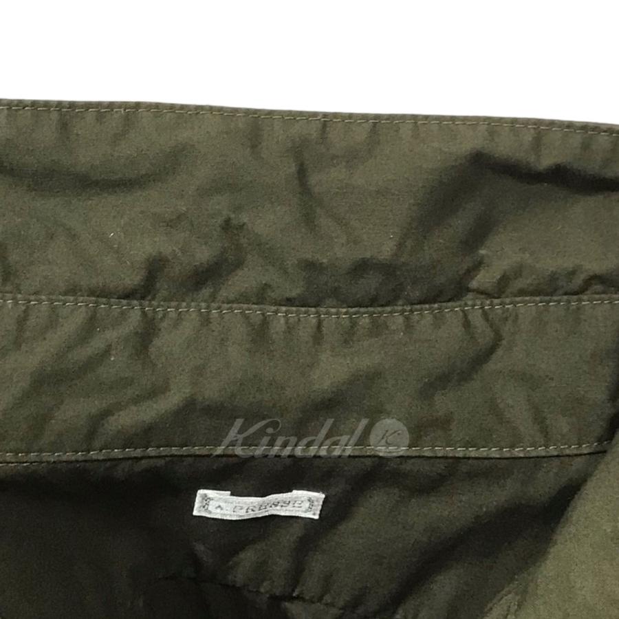 アプレッセ A．PRESSE 製品染めミリタリーシャツ Over Dyeing Military 