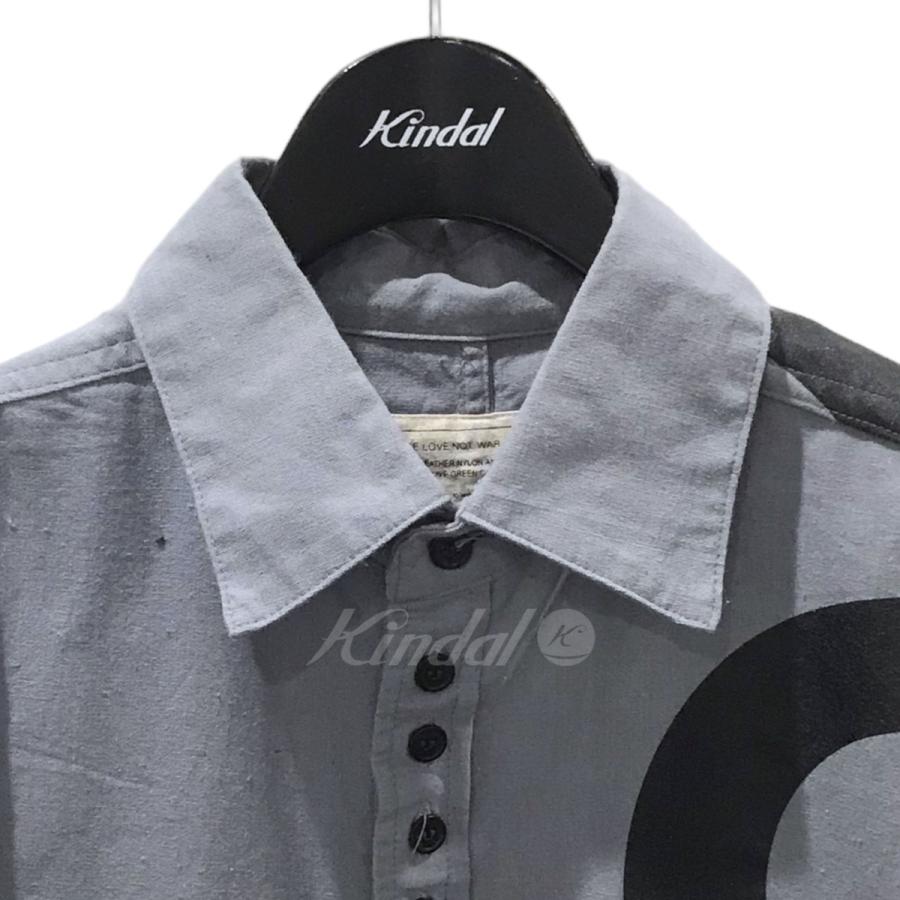 【値下げ】INK リメイクシャツ C．G SHIRTS グレー・ブラック サイズ：M (四ツ橋北堀江店)｜kindal｜03