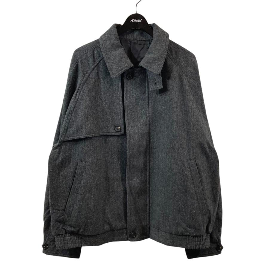 値下げ】stein 22AW OVERSIZED HARRINGTON ZIP JACKET ウール 
