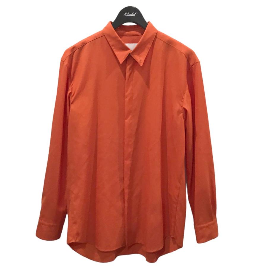 OVERCOAT 【値下げ】OVERCOAT 比翼ウールシャツ WOOL SHIRTS T01-NKWS 