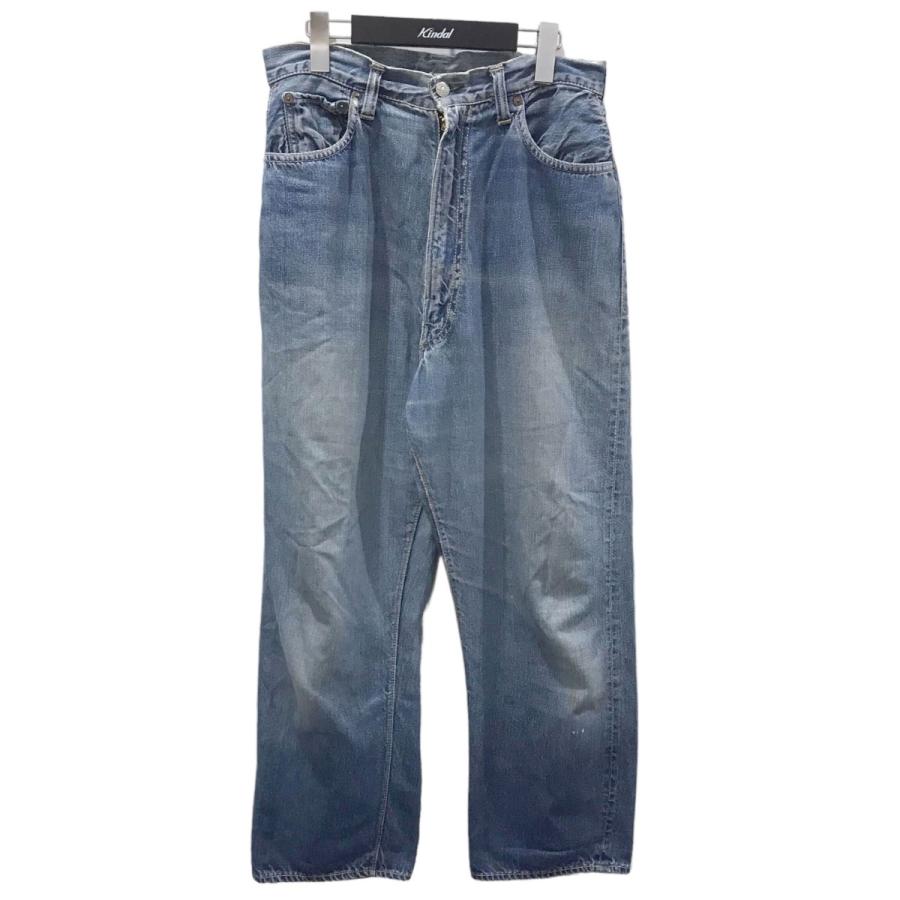 超希少 70s Levis 極太デニム 42talon 66後期 W39 デニム ワイドパンツ 