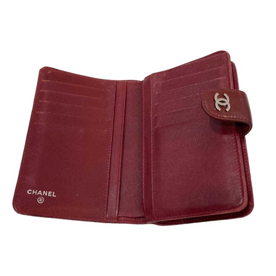 シャネル CHANEL 2つ折り財布 レッド 【公式通販】