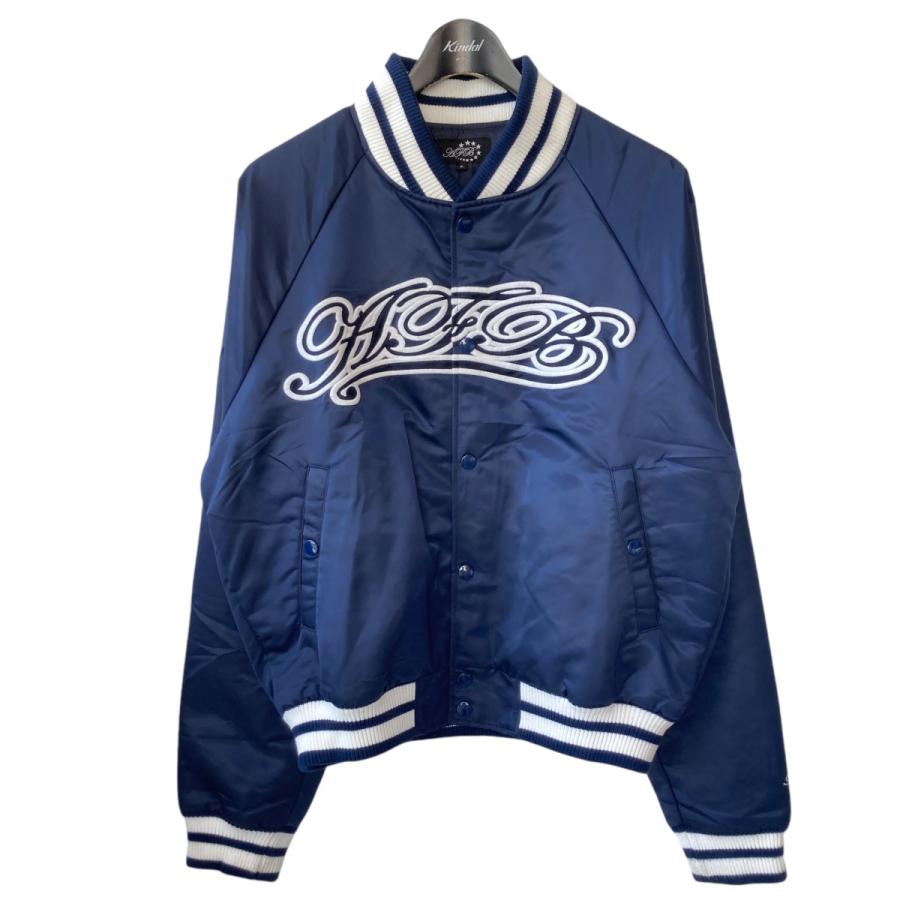 エーエフビー AFB SIGNATURE STADIUM JACKET スタジャン ネイビー 