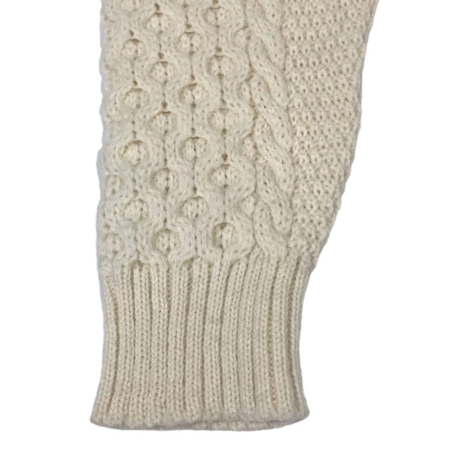 値下げ】Oldderby Knitwear アランケーブルニットセーター アイボリー 