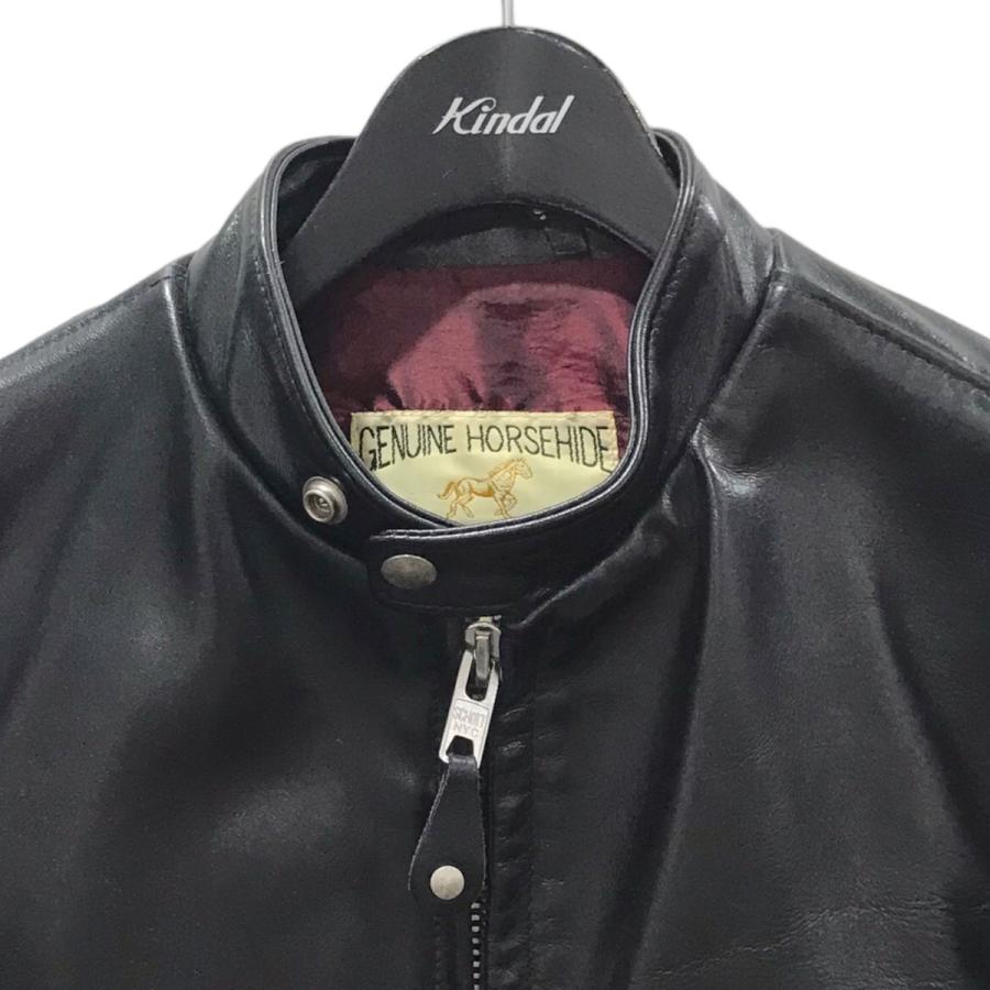 お値下げ中！本革GENUINE HORSEHIDE ライダースジャケット